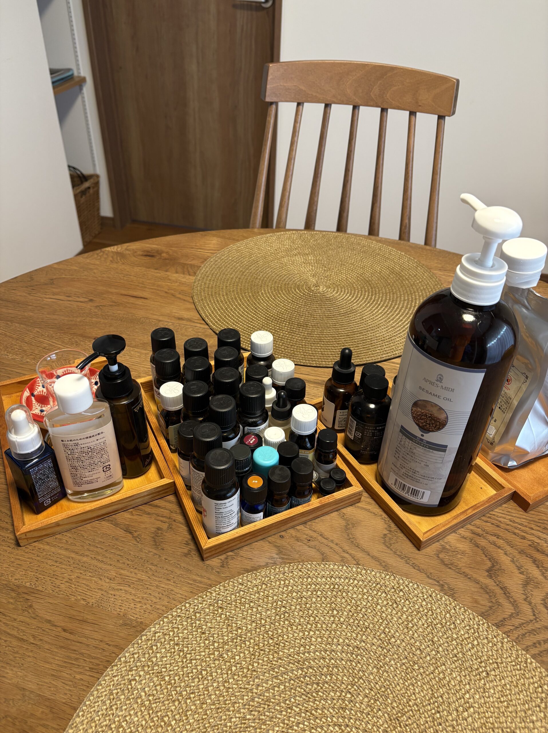 花小金井にあるリラクゼーションサロンRhythmoonの冬の乾燥肌を整えるアロマオイルブレンド