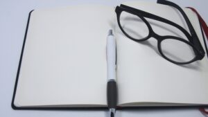 静かに置かれた眼鏡